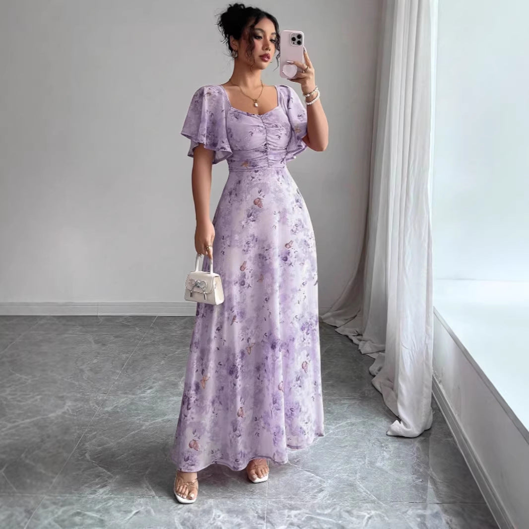 Florales Maxikleid für Hochzeiten