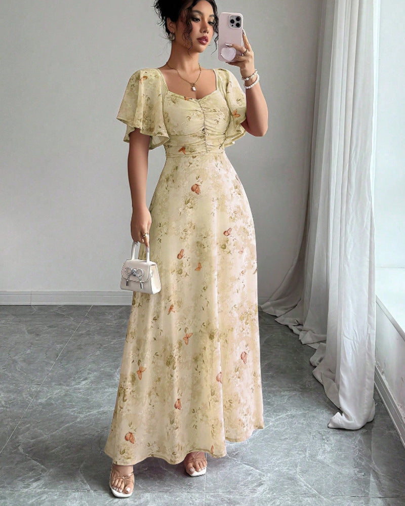 Florales Maxikleid für Hochzeiten