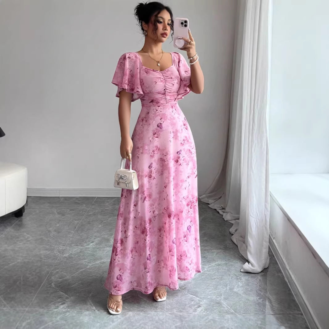 Florales Maxikleid für Hochzeiten