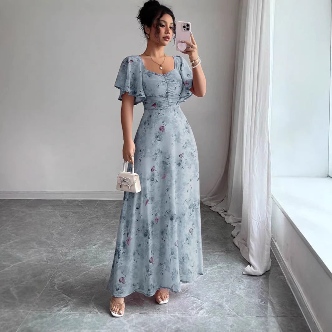 Florales Maxikleid für Hochzeiten