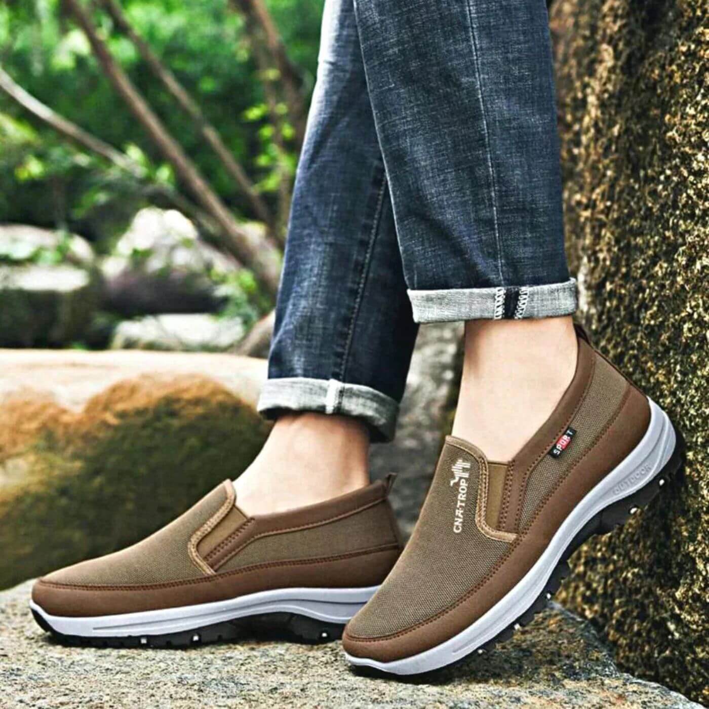 Herren-Freizeitschuhe mit Komfortsohle