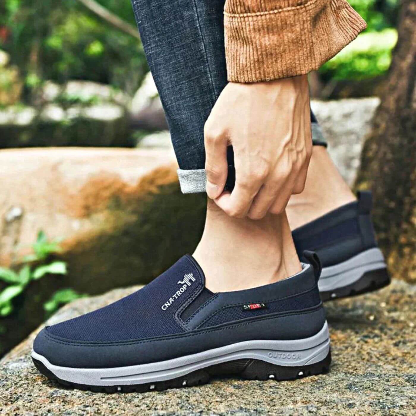 Herren-Freizeitschuhe mit Komfortsohle