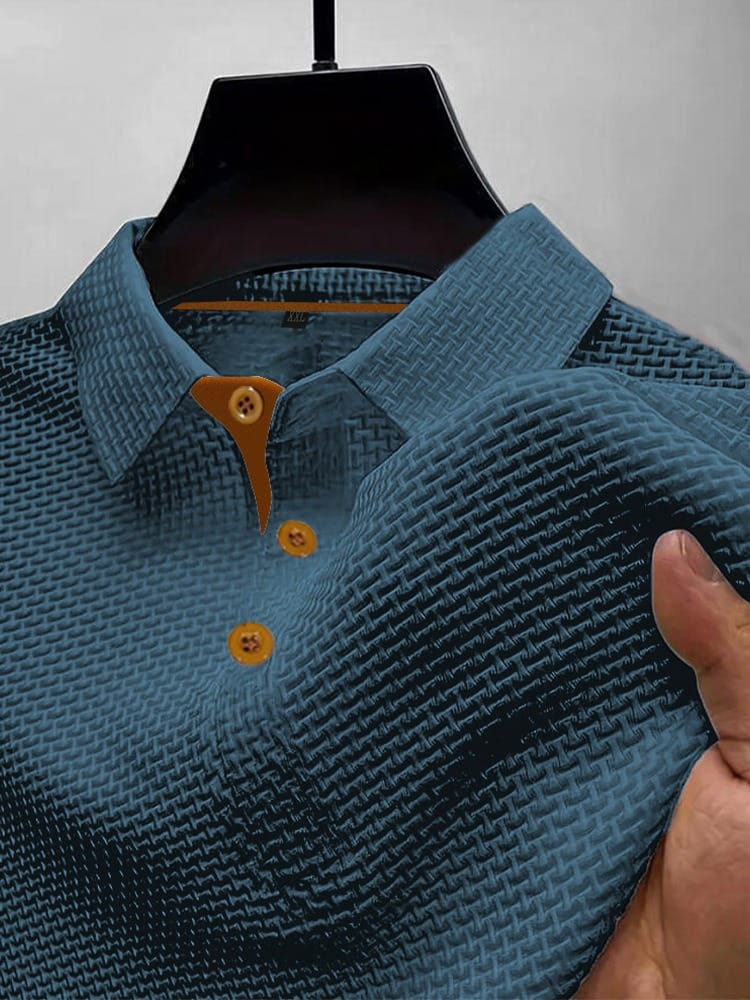 Herren-Poloshirt mit Kontrastdetails
