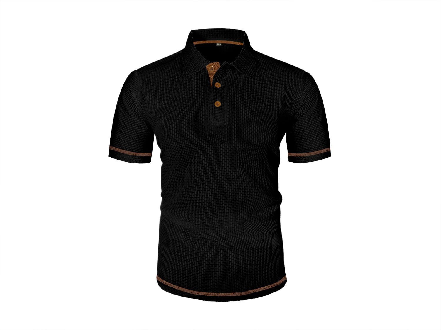 Herren-Poloshirt mit Kontrastdetails