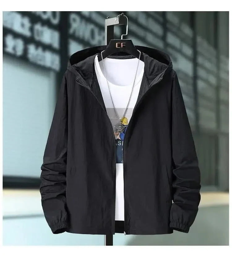 Sommerjacke Mit Kapuze