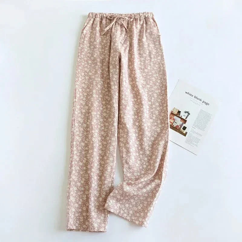 Loungehose mit Blumenmuster