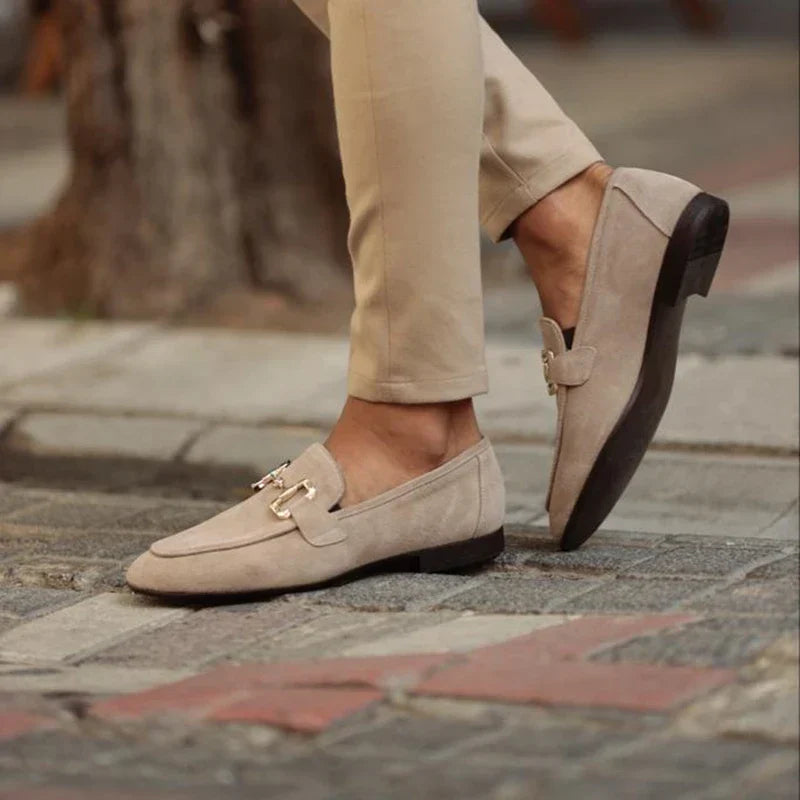 Herren-Loafer mit Trensendetail