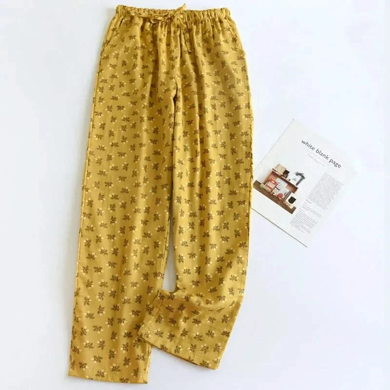 Loungehose mit Blumenmuster
