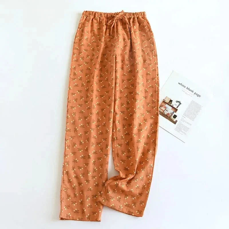 Loungehose mit Blumenmuster