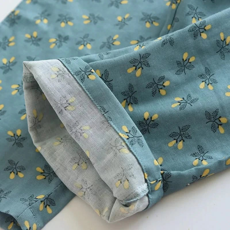 Loungehose mit Blumenmuster