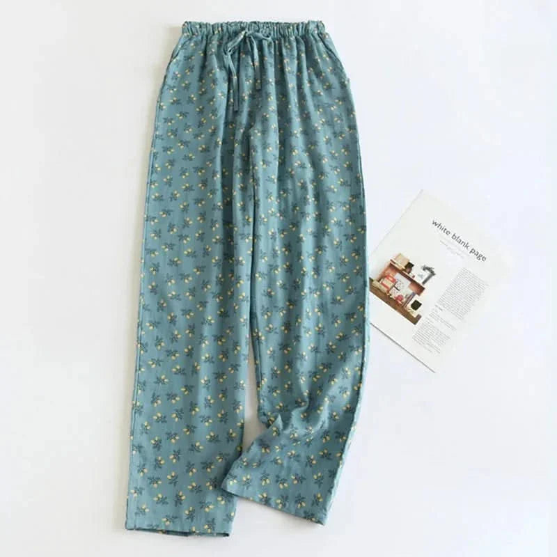 Loungehose mit Blumenmuster