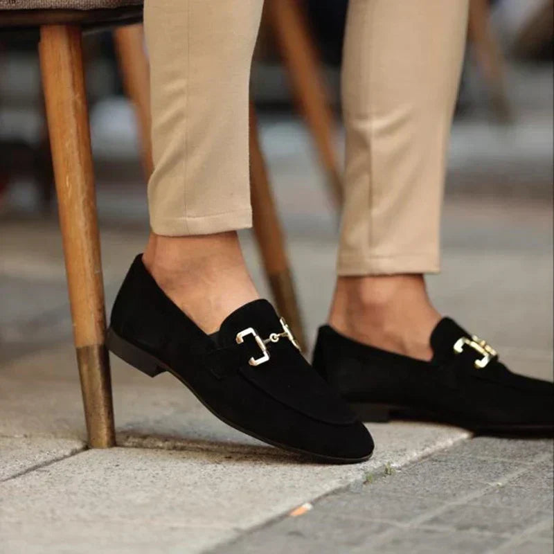 Herren-Loafer mit Trensendetail