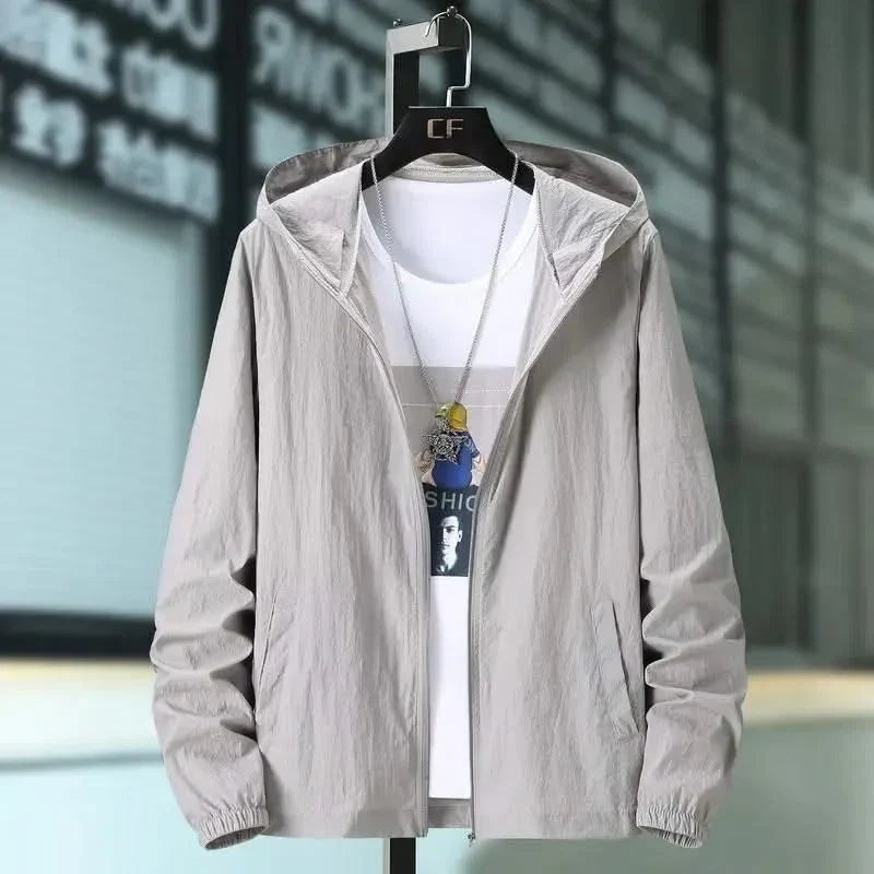 Sommerjacke Mit Kapuze