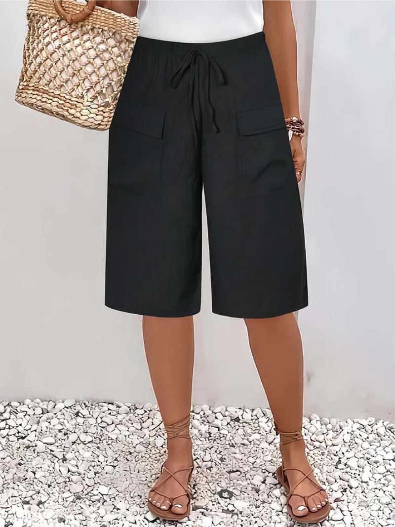 Damen-Shorts mit elastischem Bund