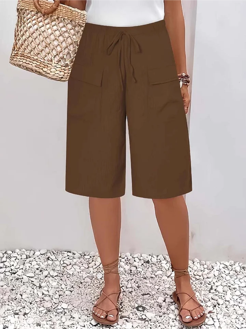 Damen-Shorts mit elastischem Bund