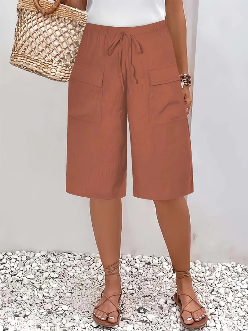 Damen-Shorts mit elastischem Bund