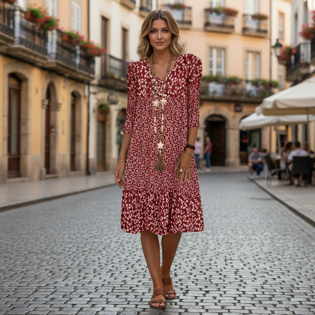 Solara - Women's Maxi Dress for Comfort and Style, Perfect for Any Occasion 1