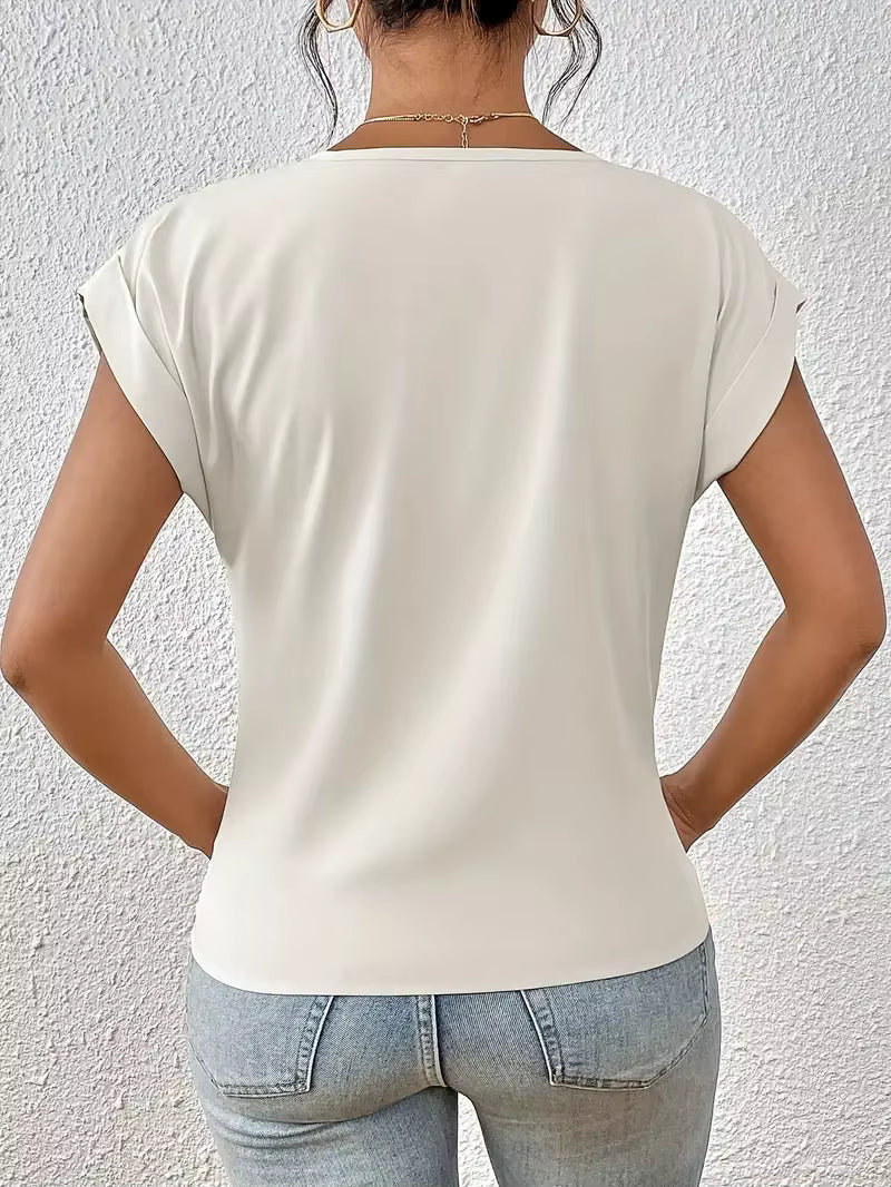 Damen-Top mit Drapierung