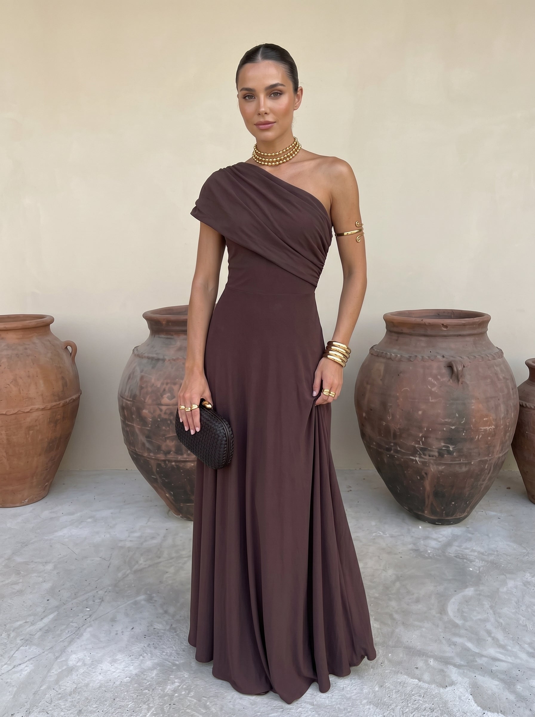 Toledo Asymmetrisches Maxikleid