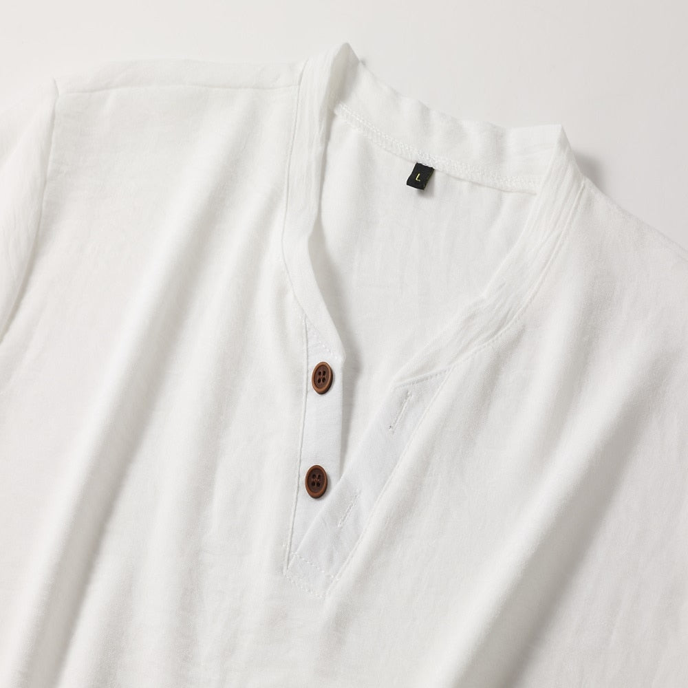 Herren-V-Shirt mit schmaler Passform