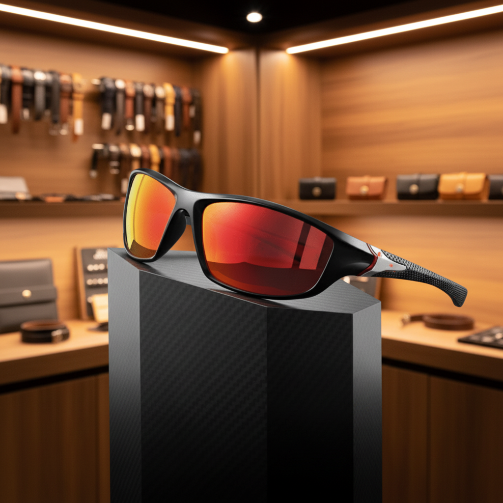 Polarisierte Sportsonnenbrille