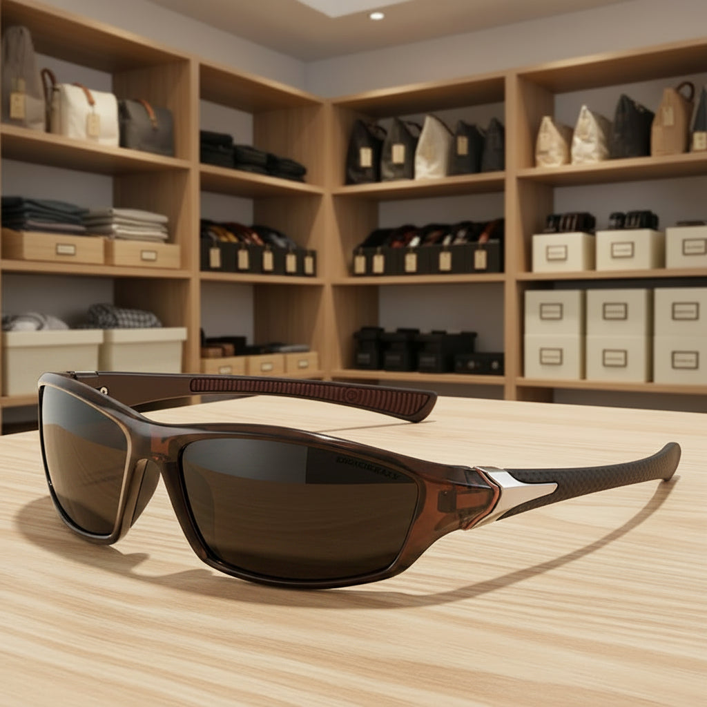 Polarisierte Sportsonnenbrille