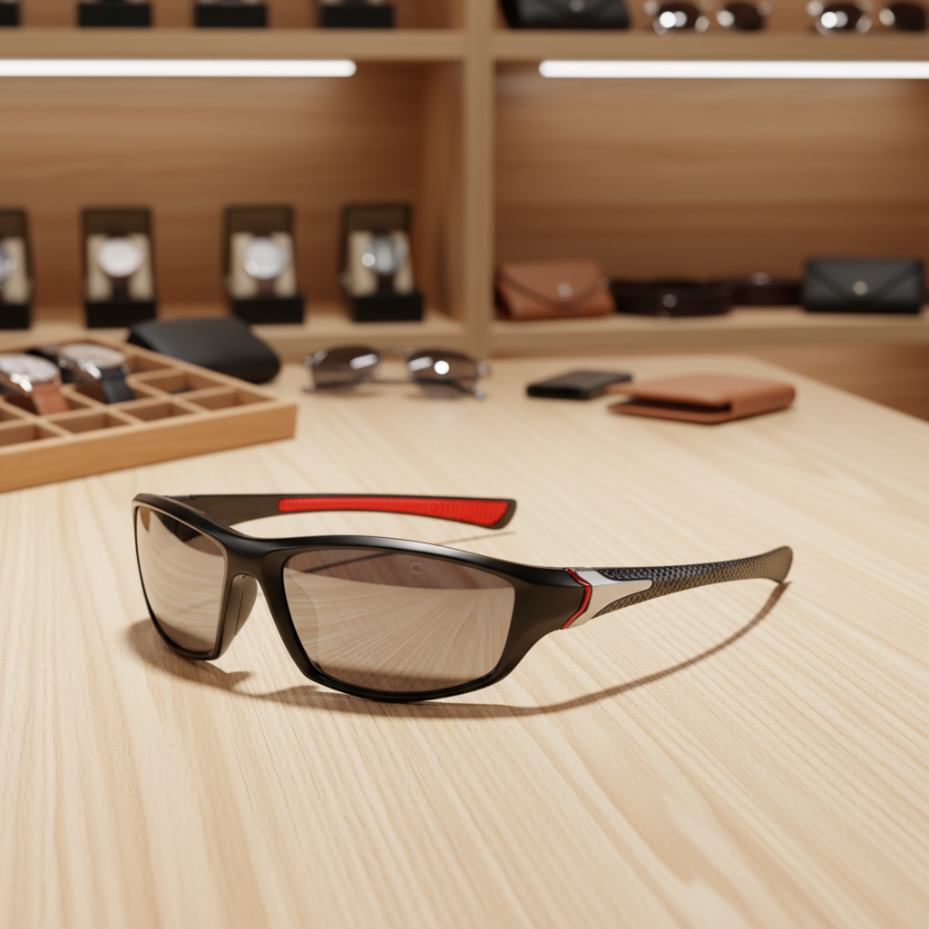 Polarisierte Sportsonnenbrille