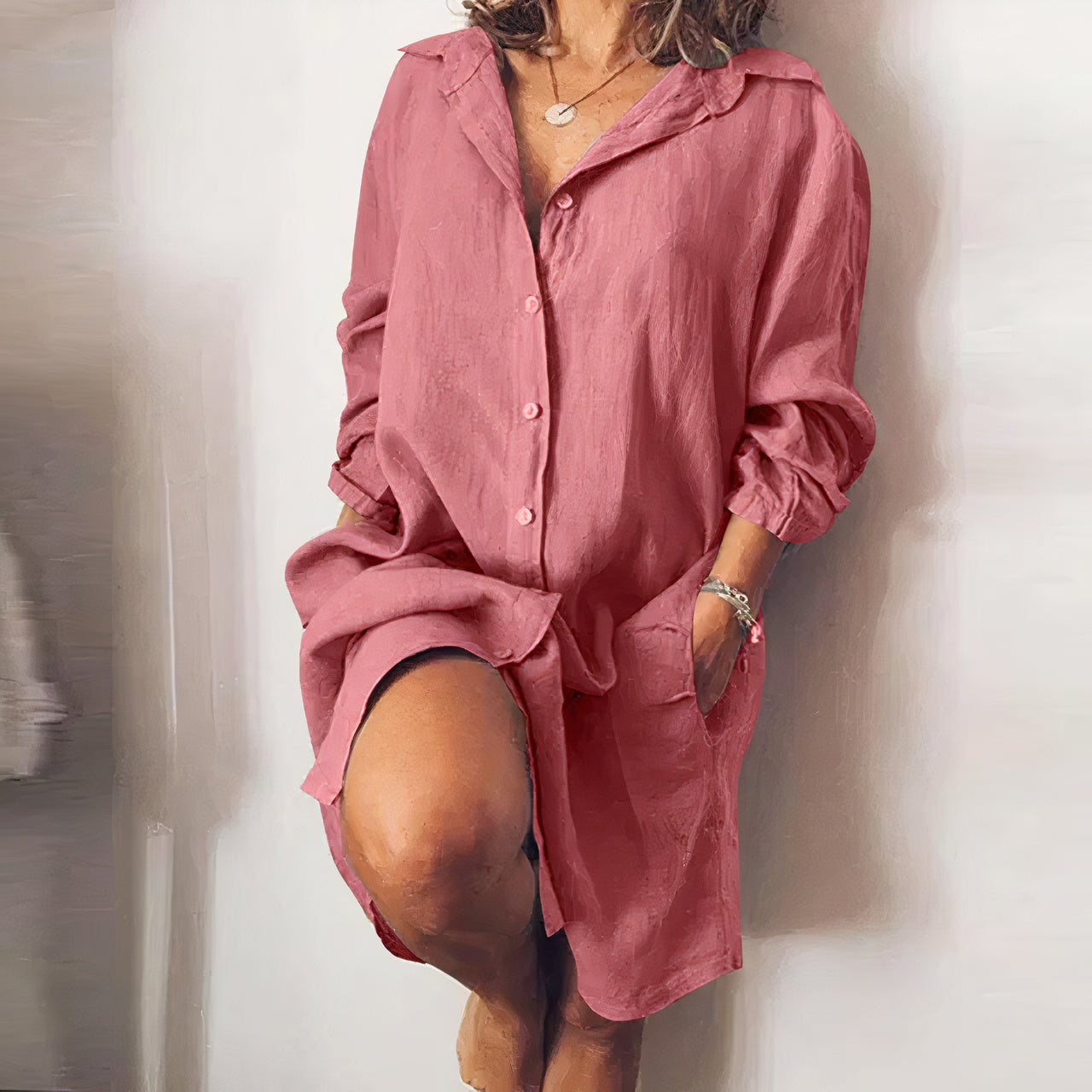 Locker Geschnittenes Sommerkleid