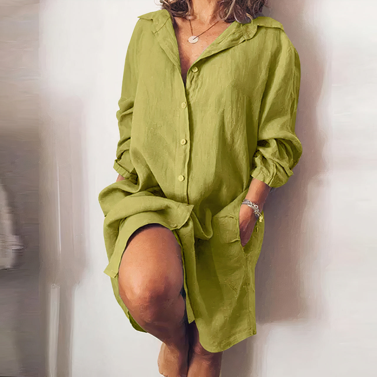 Locker Geschnittenes Sommerkleid