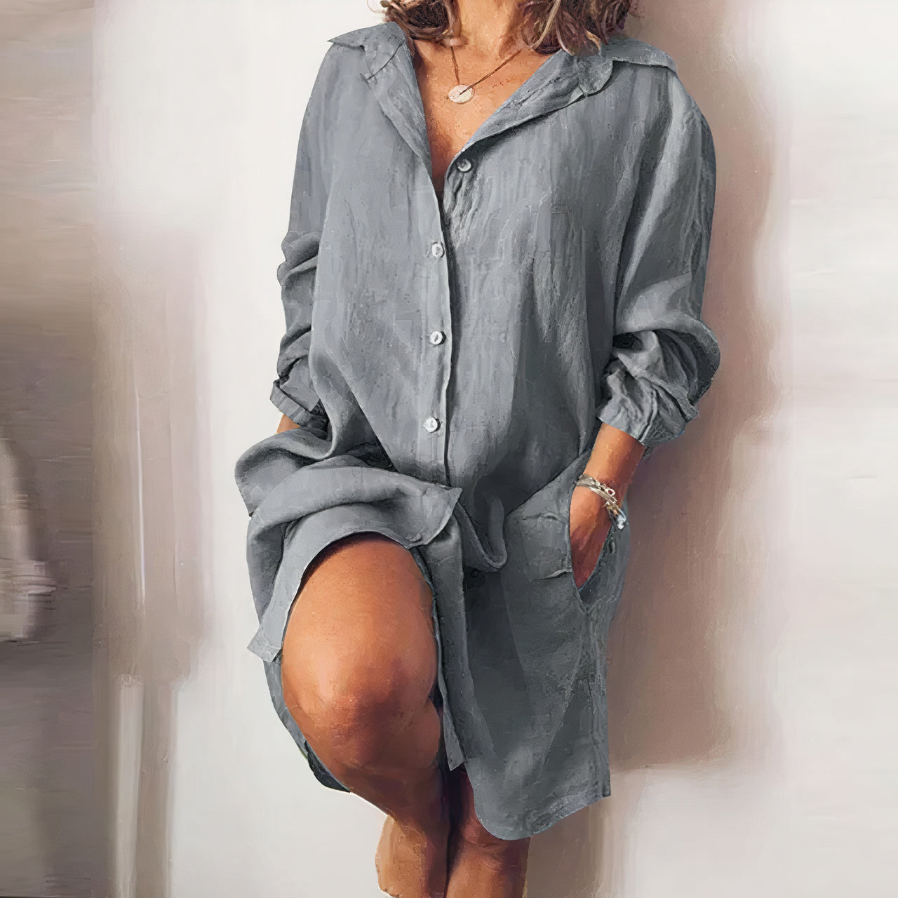Locker Geschnittenes Sommerkleid