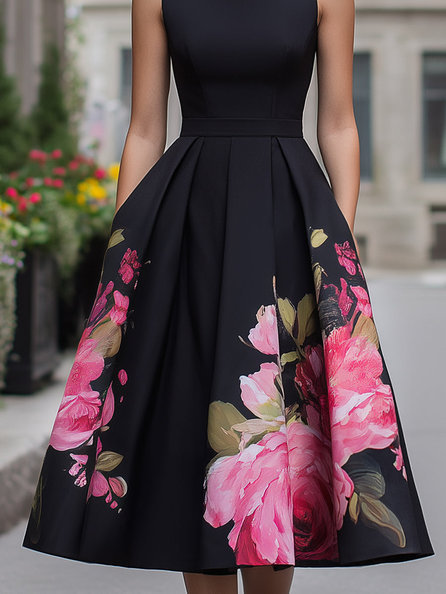 Danica Florales A-Linien-Midikleid