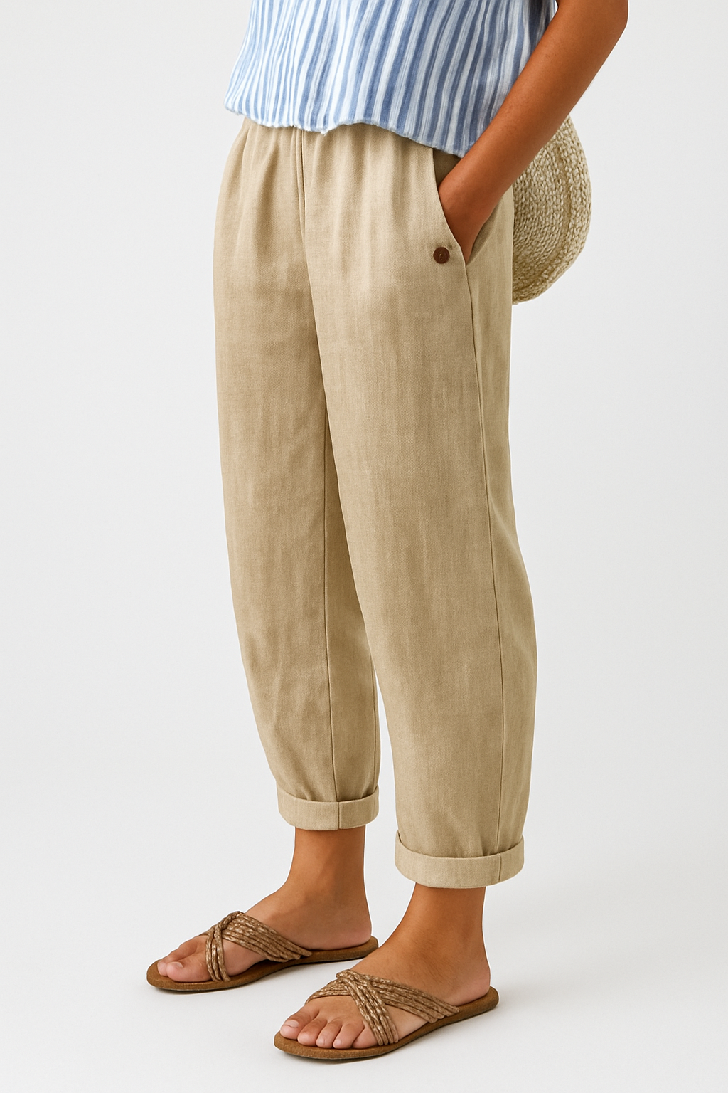 Damenhose Mit Elastischem Bund