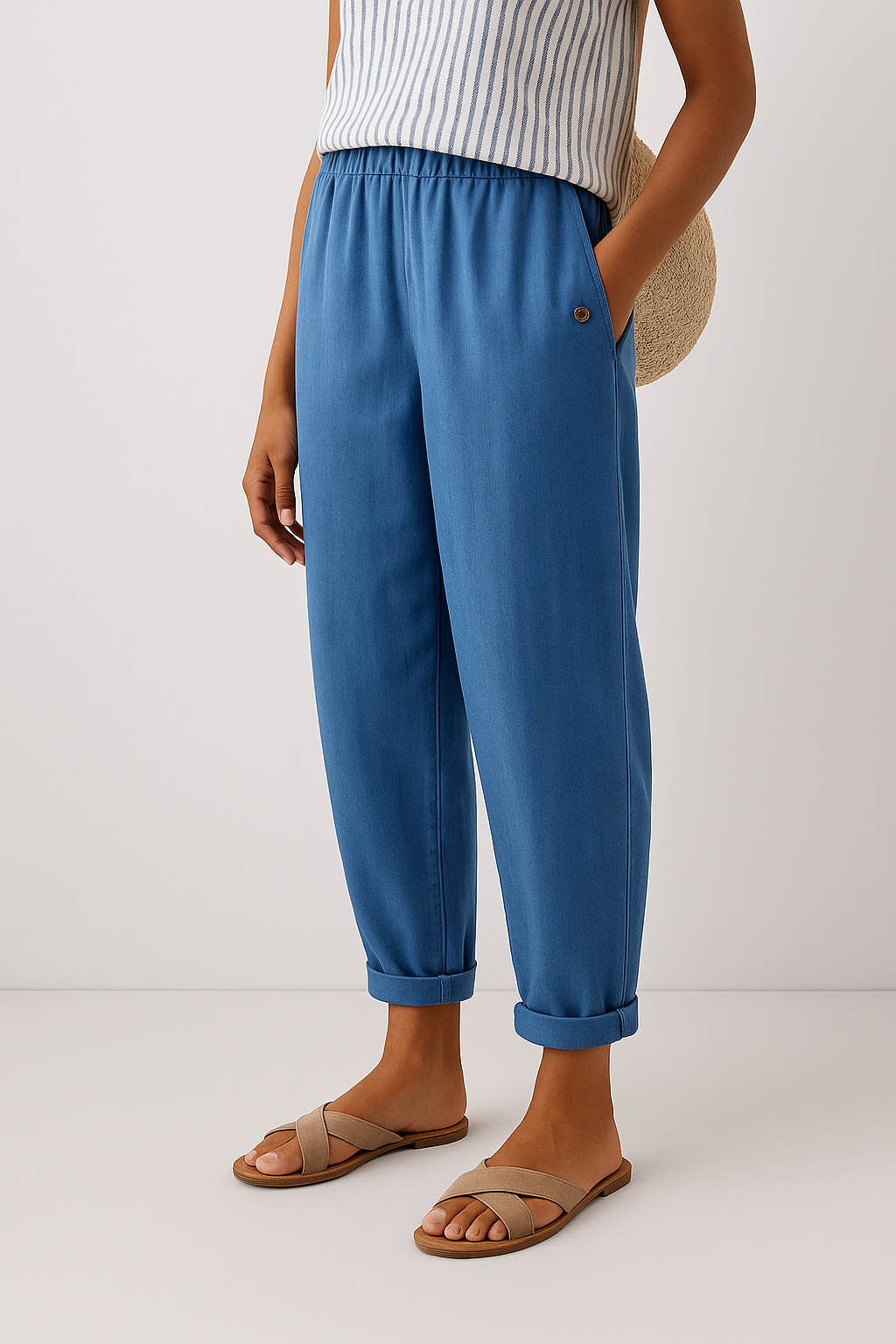 Damenhose Mit Elastischem Bund