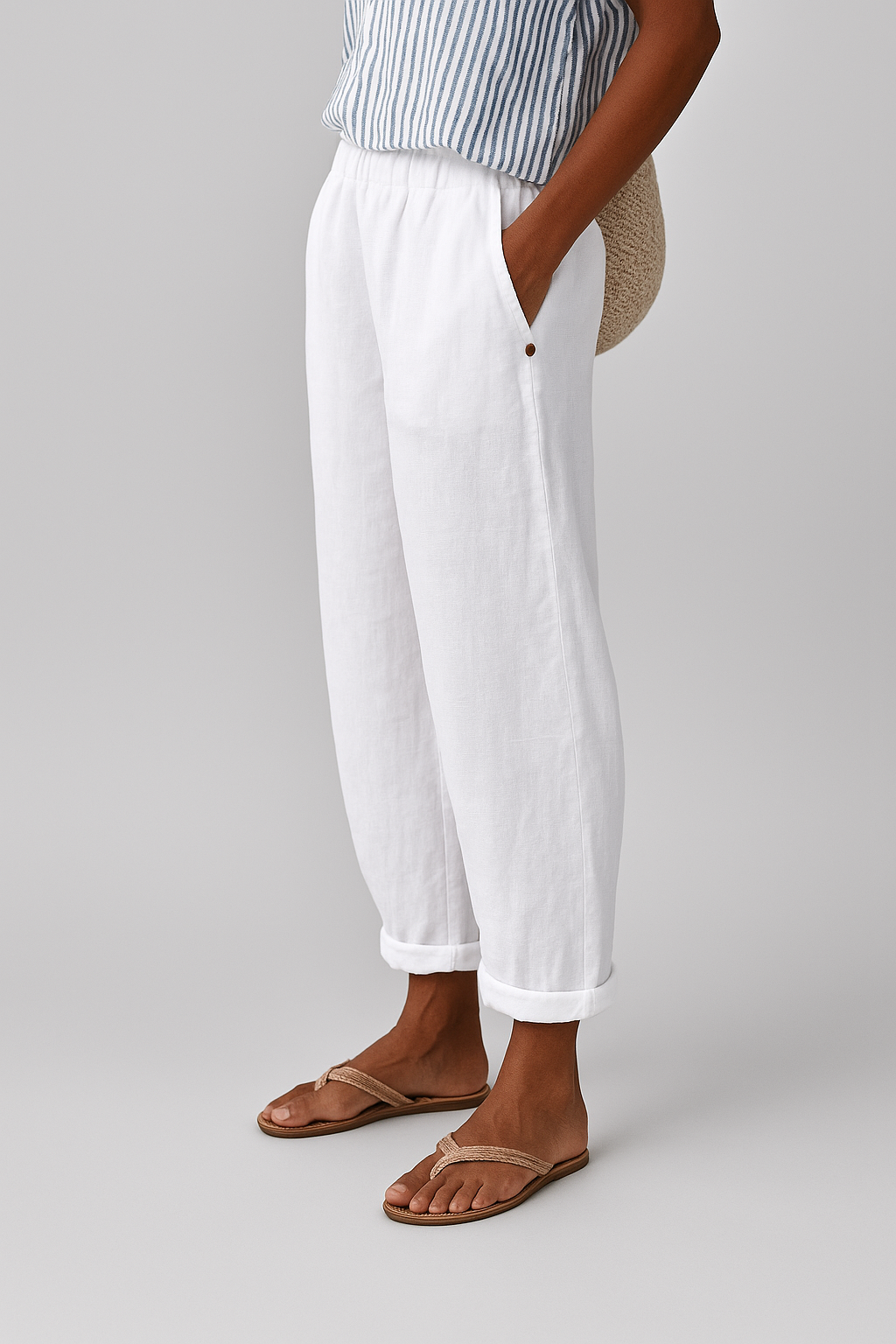 Damenhose Mit Elastischem Bund