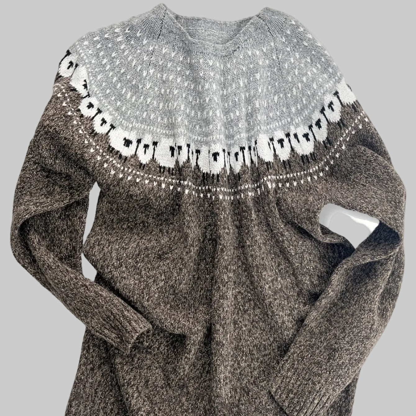 Elin Pullover Mit Schafmuster