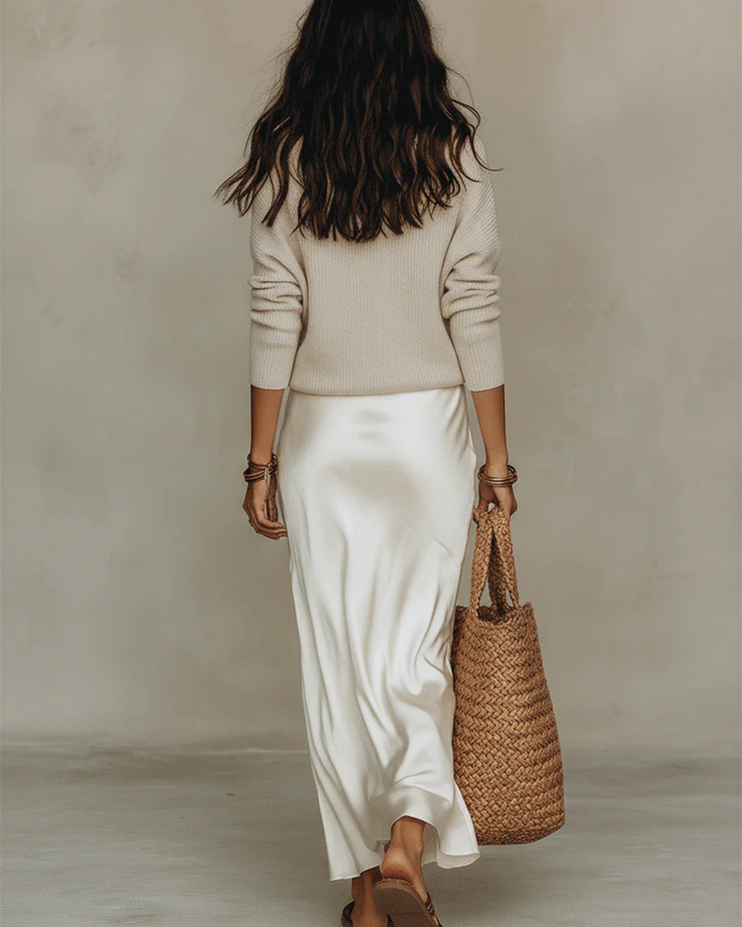 Figurnahes Midi-Kleid mit Pullover