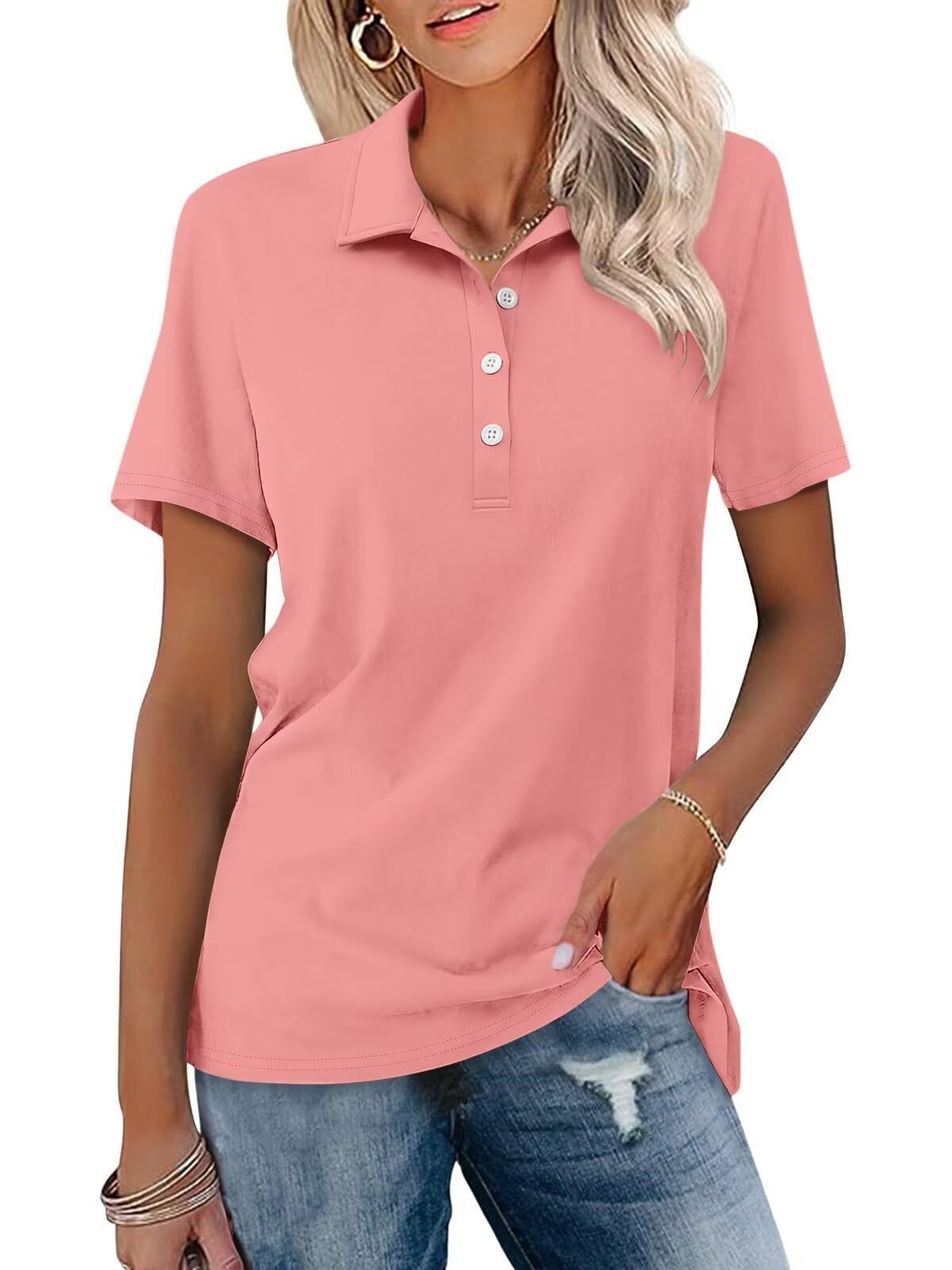 Damen Poloshirt in Schmaler Passform