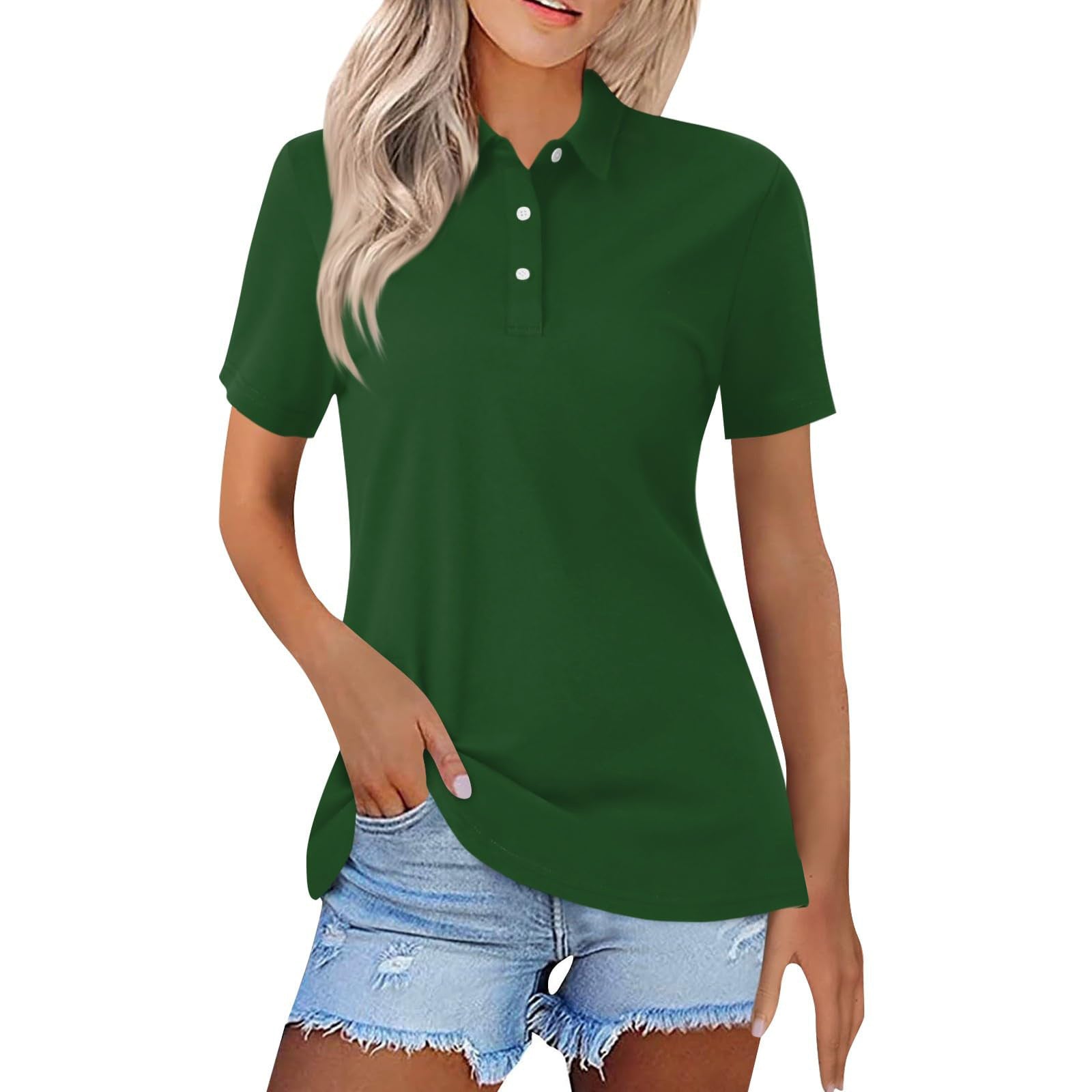 Damen Poloshirt in Schmaler Passform