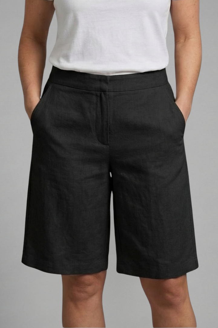 Bermudashorts mit weitem Bein