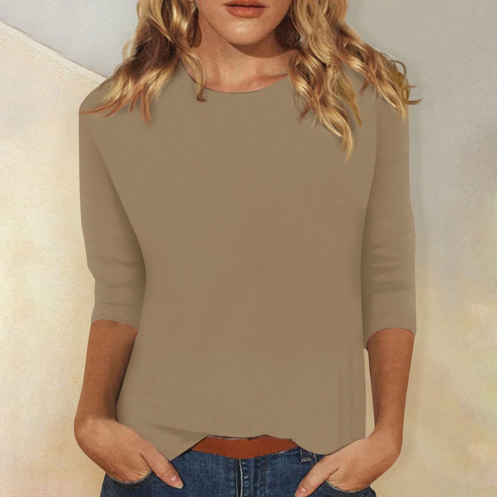 Damen-Shirt mit Dreiviertelärmeln