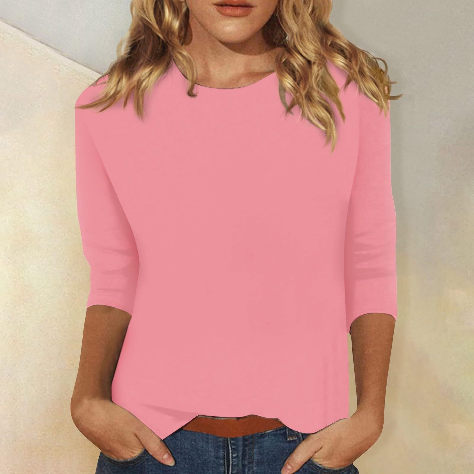 Damen-Shirt mit Dreiviertelärmeln
