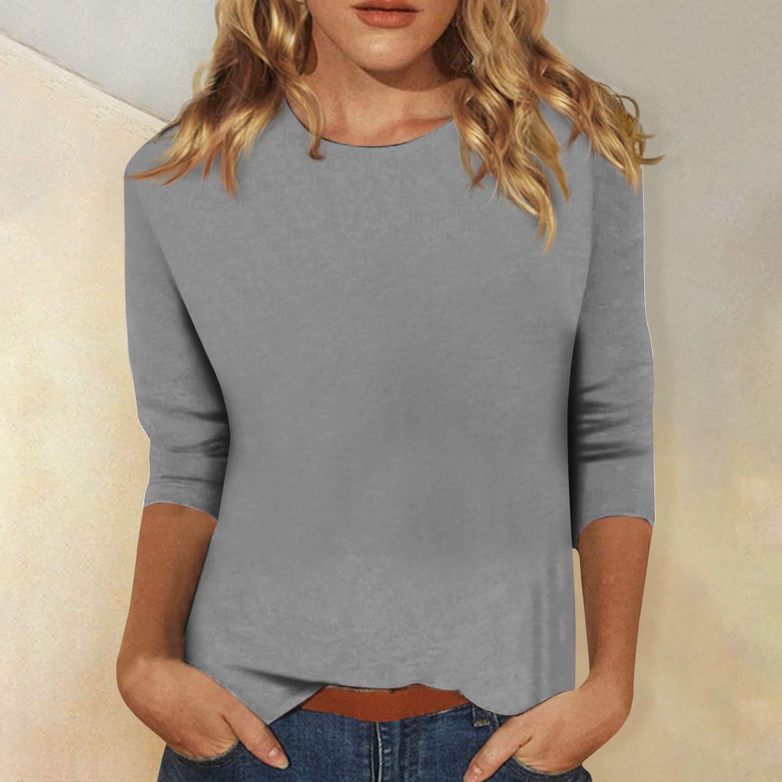 Damen-Shirt mit Dreiviertelärmeln