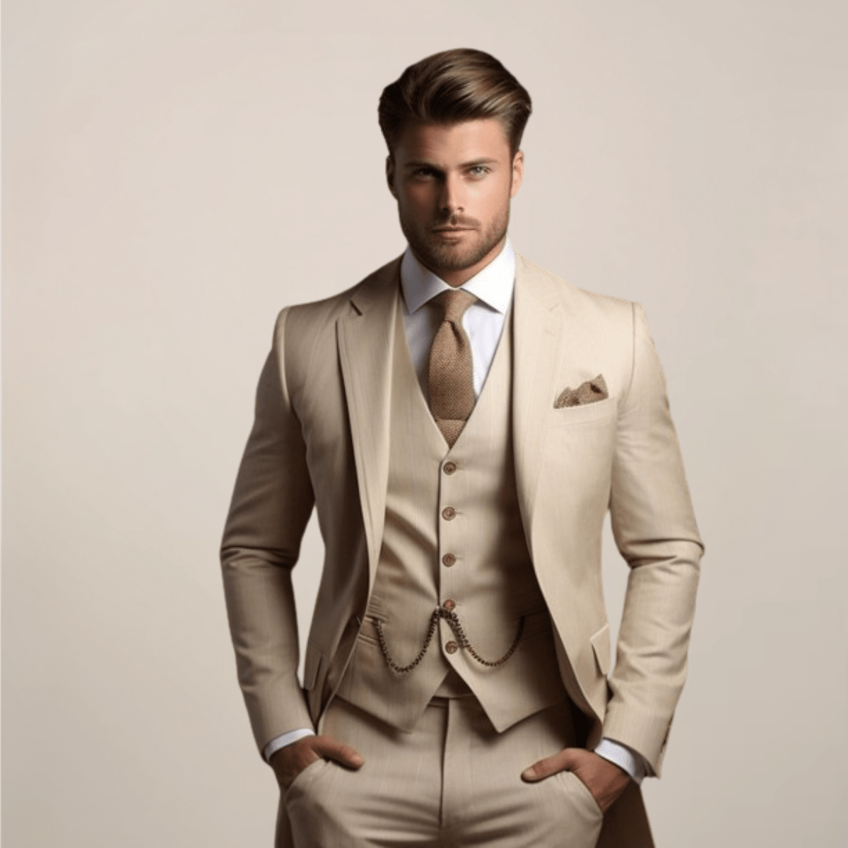 Sommerlicher Blazer-Zweiteiler