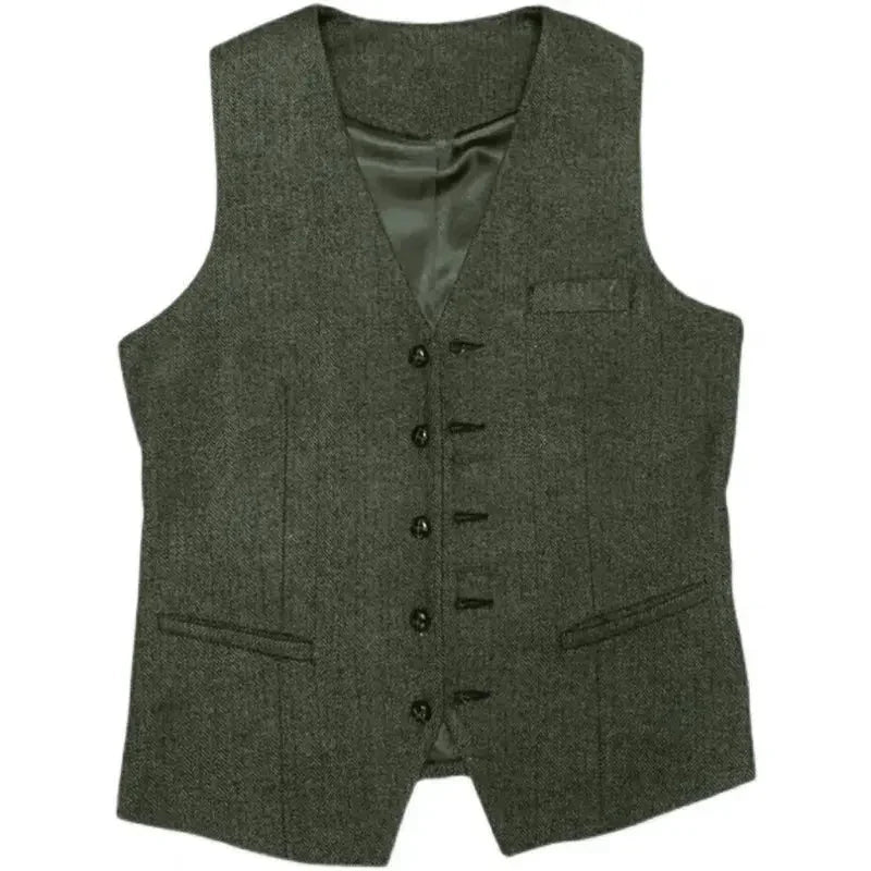 Elegantes Herren Anzug-Set mit Sakko, Weste und Hose