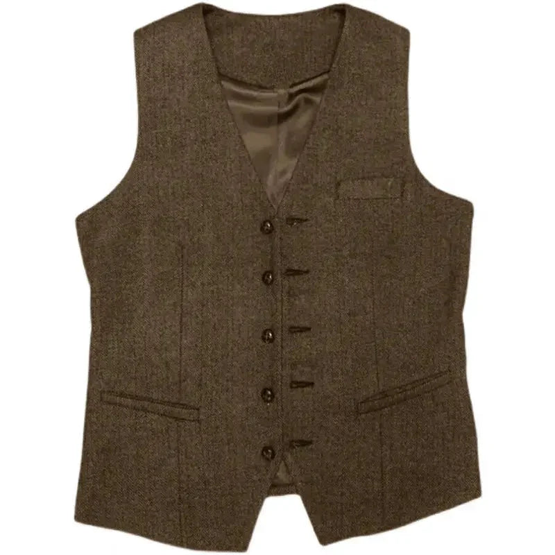 Elegantes Herren Anzug-Set mit Sakko, Weste und Hose