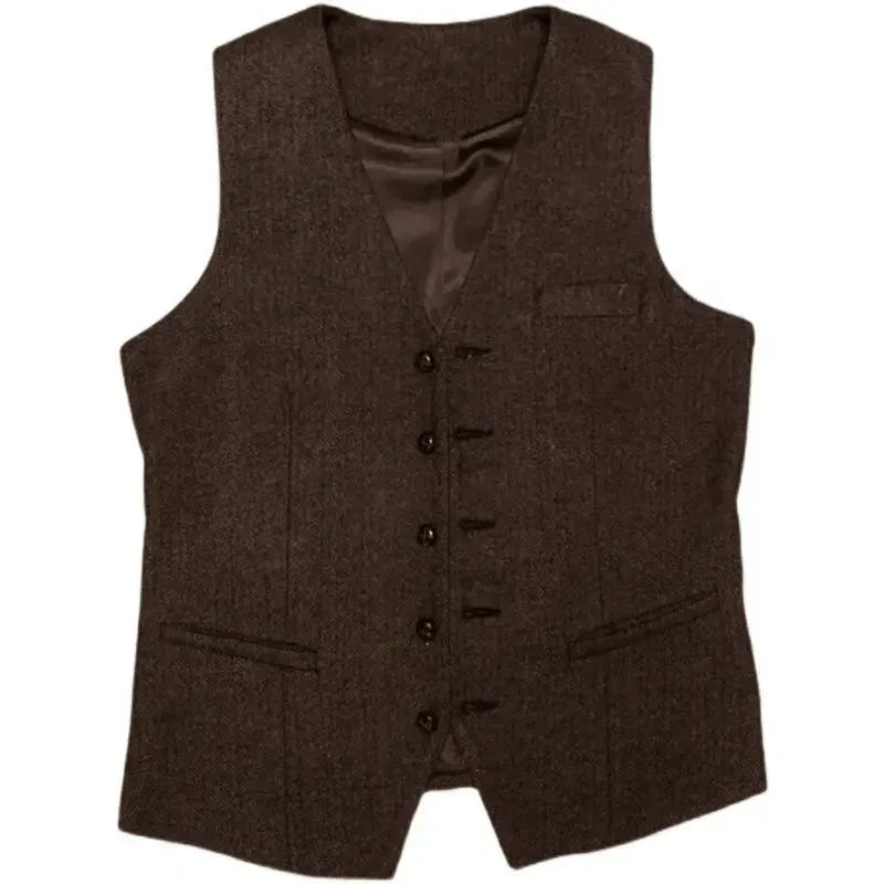 Elegantes Herren Anzug-Set mit Sakko, Weste und Hose