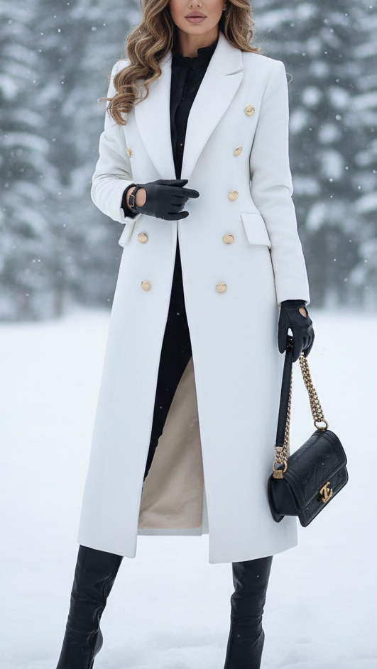 Elena Zweireihiger Mantel