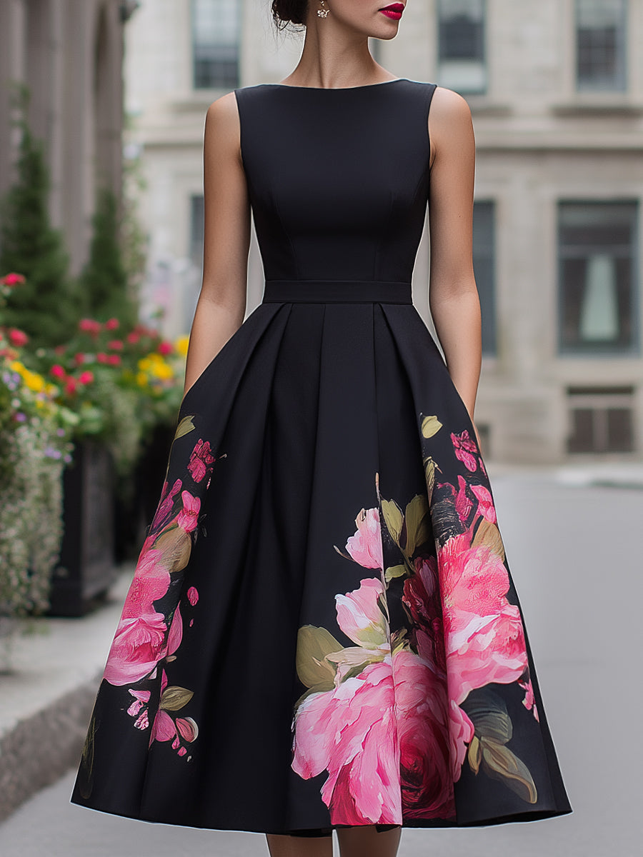Danica Florales A-Linien-Midikleid