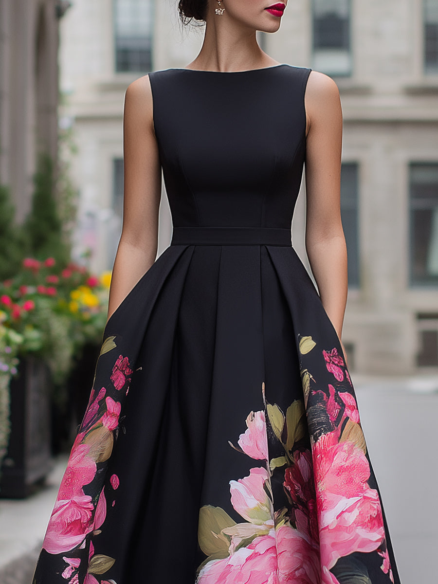 Danica Florales A-Linien-Midikleid