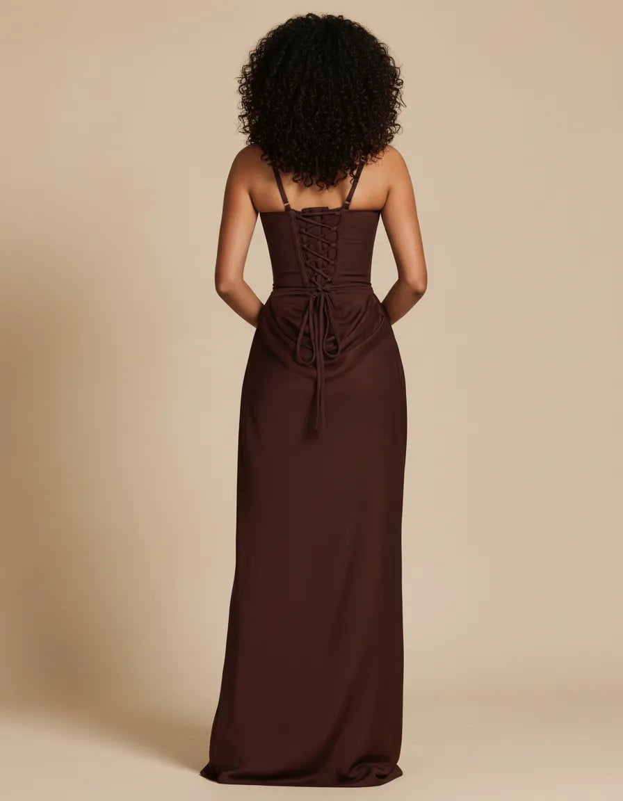 Amara Figurbetontes Midikleid